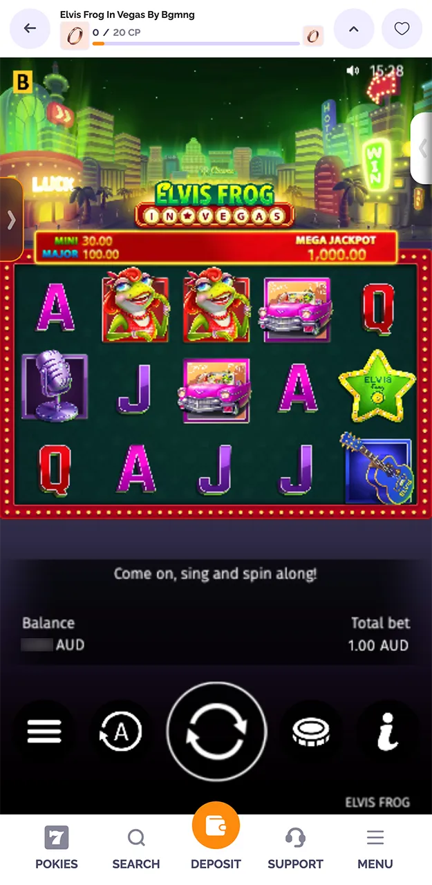 Withdraw your winnings from Boho Casino.
